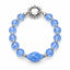 Brume — periwinkle beaded bracelet by ArtsWeave, isolated on a white background