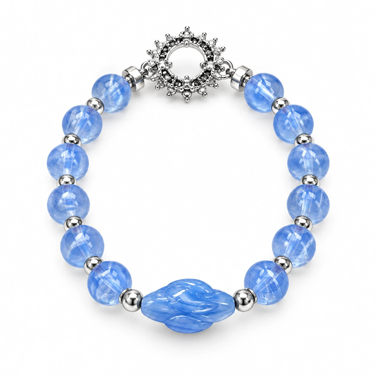Brume — periwinkle beaded bracelet by ArtsWeave, isolated on a white background Main image
